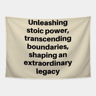 Unleashing Stoic Power Tapestry