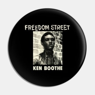 Ken Boothe : Freedom Street Vintage Artwork Pin