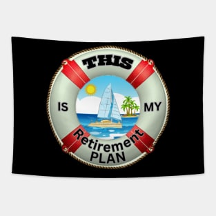 Sailing - Retirement Plan of Catamaran Sailboat Tapestry