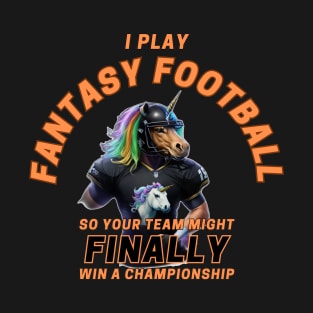 Fantasy Football Unicorn T-Shirt