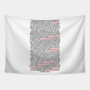 JCPB Clean Bean Lyrics Tapestry