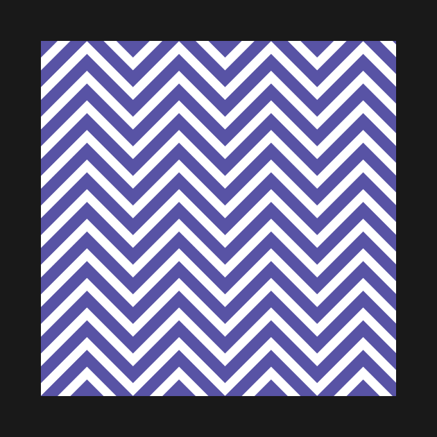 Purple and White Chevron Pattern by 2CreativeNomads