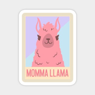 Momma Llama Magnet