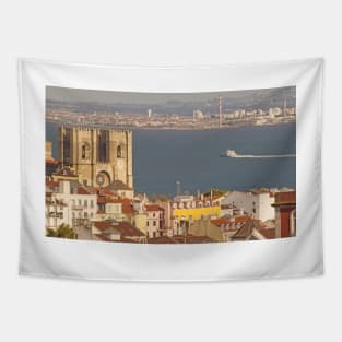 the city of light. Lisbon Cathedral. Tapestry