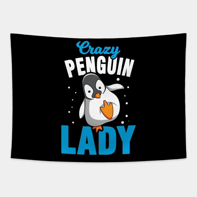 Penguin wife gift Tapestry by Tobias Store