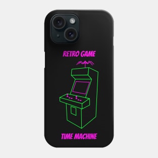 Retro Game Time Machine Podcast Phone Case