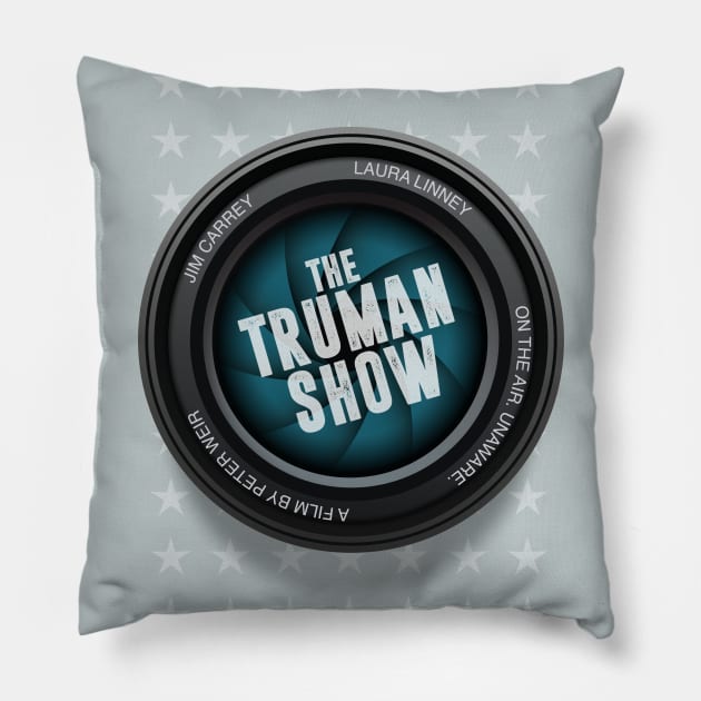 The Truman Show - Alternative Movie Poster Pillow by MoviePosterBoy