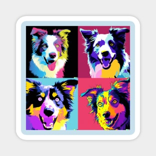 Border Collie Pop Art - Dog Lover Gifts Magnet