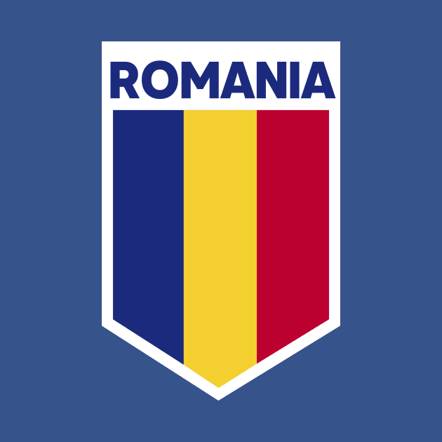 Romania Flag Emblem by SLAG_Creative