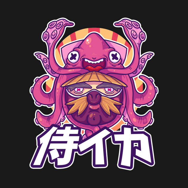 Samurai Squid by TristanTait