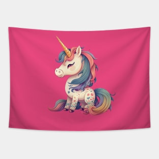 Magical unicorn Tapestry