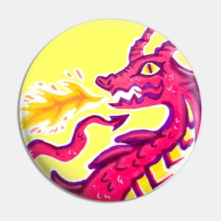 Red Dragon NO TEXT VER Pin