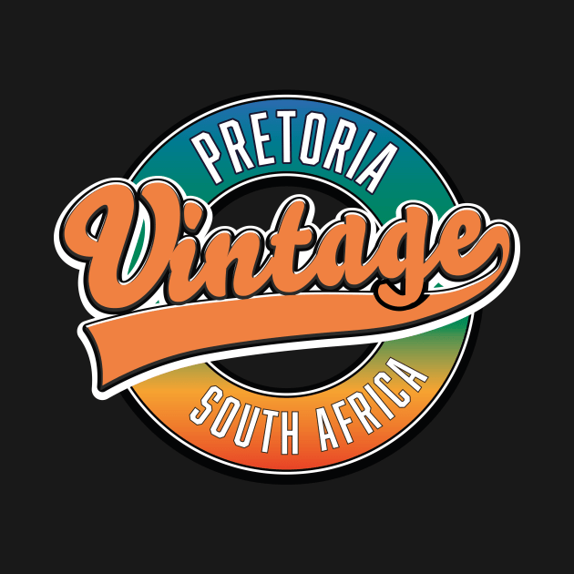 Pretoria south africa vintage logo by nickemporium1