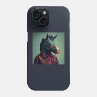 Illustration of Bojack horseman 2d Phone Case