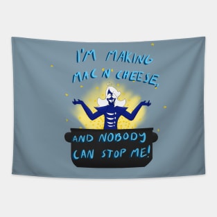 Rouxls Kaard is making Mac n cheese Tapestry