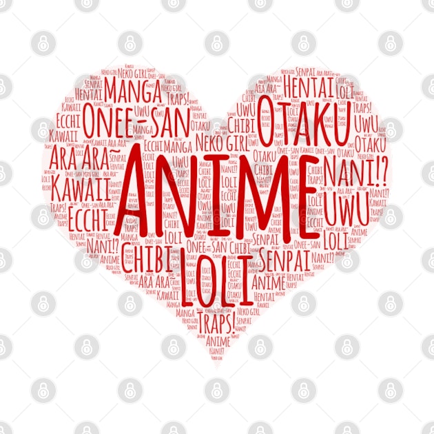 I Love Anime by Silvercrowv1