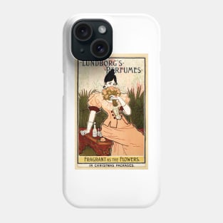 LUNBORG'S PERFUMES Fragrant as Flowers Old American Advertising Art Phone Case