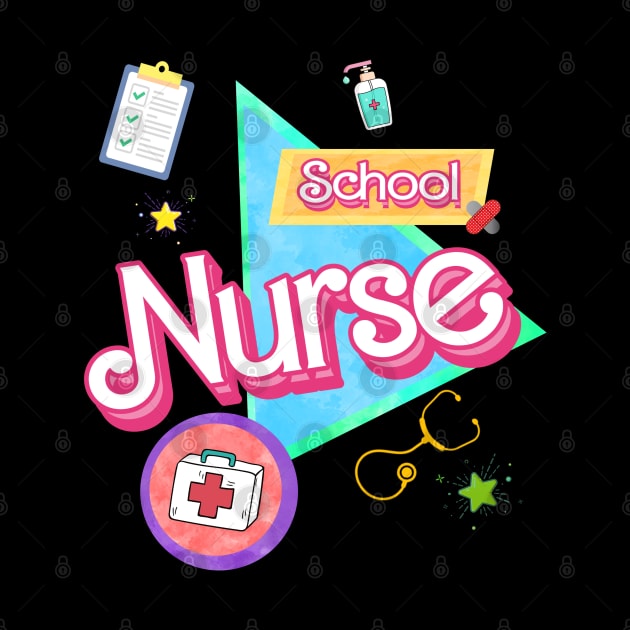 School Nurse Retro Bar Bee Edition by Duds4Fun