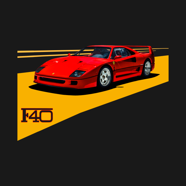 f40 scuderia by retroracing