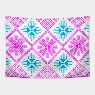 pink pattern Tapestry