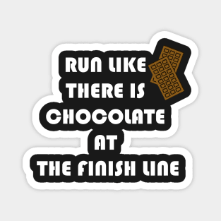 Running for chocolate Magnet