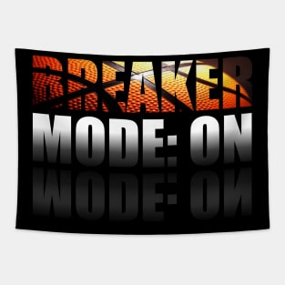 Ankle Breaker Mode On - Basketball Player - Sports Athlete Abstract Graphic Novelty Gift - Art Design Typographic Quote Tapestry