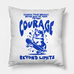 Courage, Corgi Apparel, Limitless Dreams Pillow