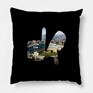 Medium LA Hands, Dodger Stadium v2 Pillow