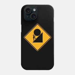 Men At Work Sysiphus Universal Symbol for Futility Phone Case