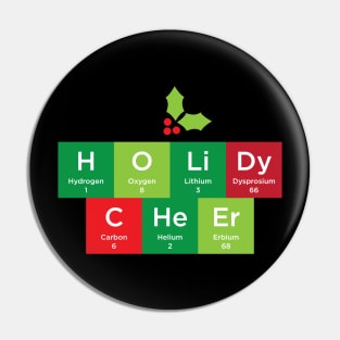 Funny Christmas Chemistry - Holiday Cheer Pin