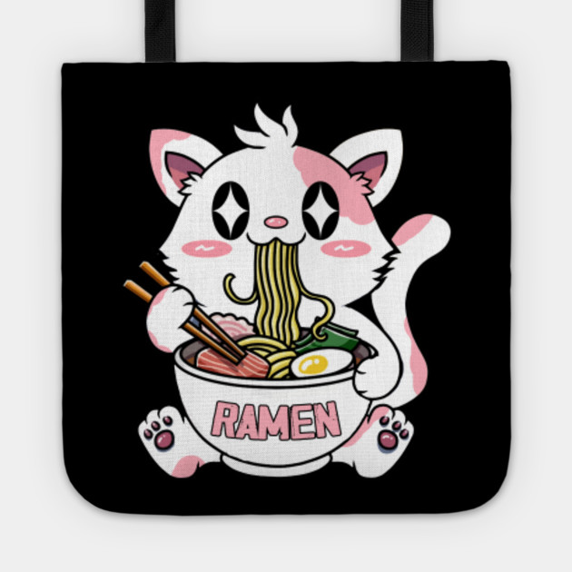Get Wallpaper Kawaii Neko Ramen Cute Ramen Cat Japanese Noodle Funny Anime For iPhone Free