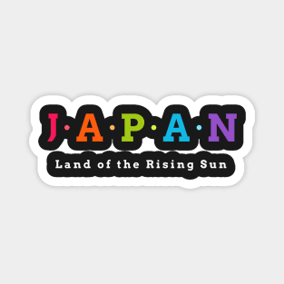 Japan, Land of the Rising Sun Magnet