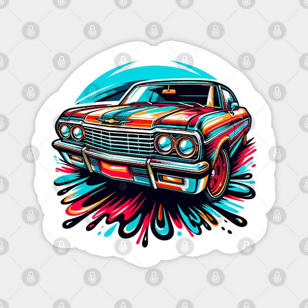 Chevy Impala Magnet by Vehicles-Art