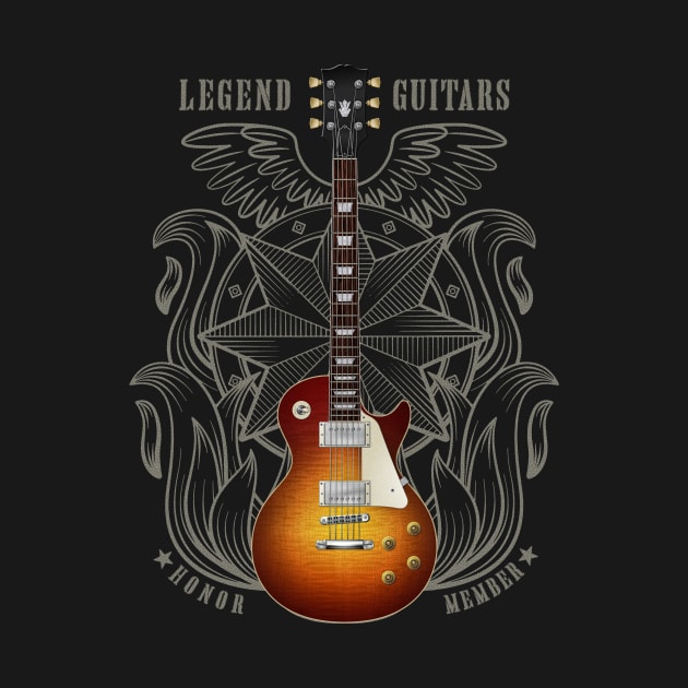 legend electric guitar honor member by Pepetto