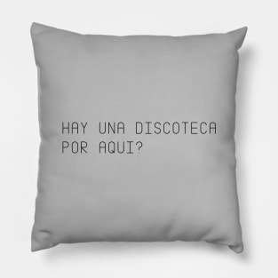 Discoteca, black Pillow