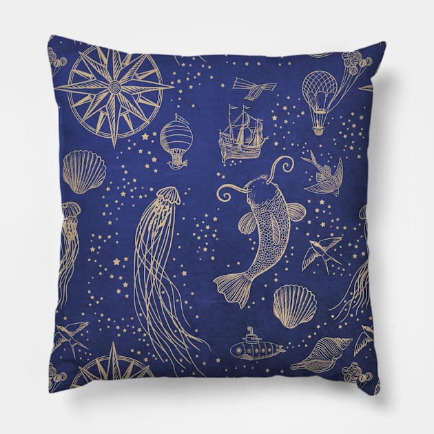 Ocean Meets Sky Hardcase square Pillow by Terry Fan