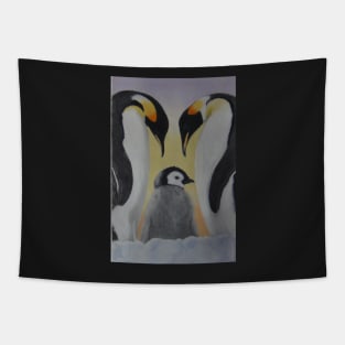 Penguin Family Tapestry