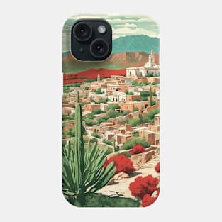 Mineral de Pozos Guanajuato Mexico Vintage Tourism Travel Phone Case