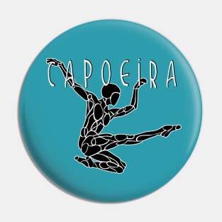 Capoeira Kick Vector Pin