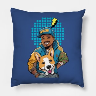 Rappers with Puppies Pillow