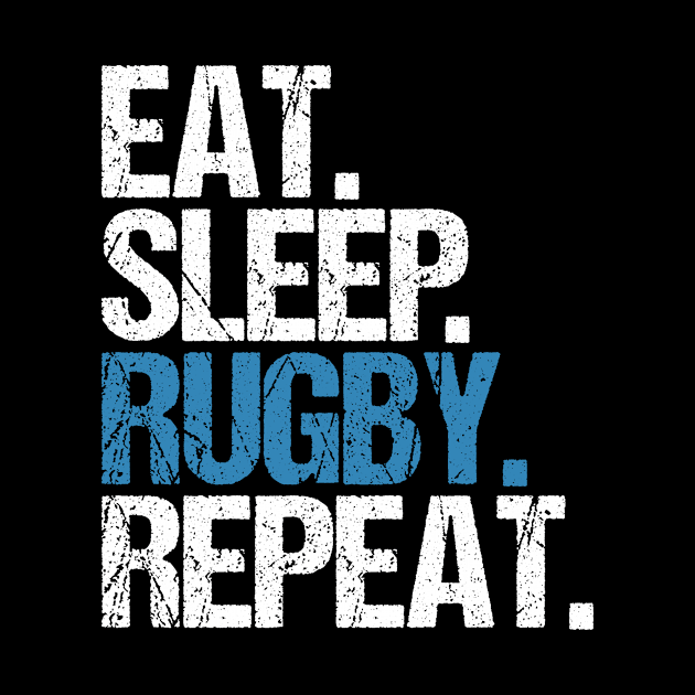 Eat Sleep Rugby Repeat by hoopoe