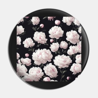 Pretty Pale Pink Peonies Pin