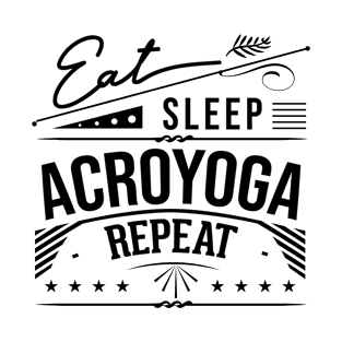 Acrobatic Acro Yoga Exercise Lover Acroyoga T-Shirt