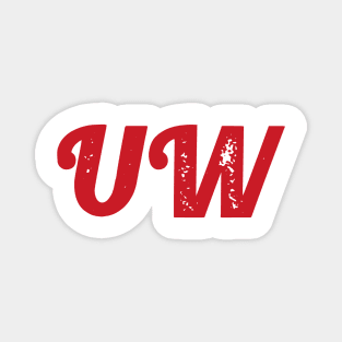 UW Retro Magnet