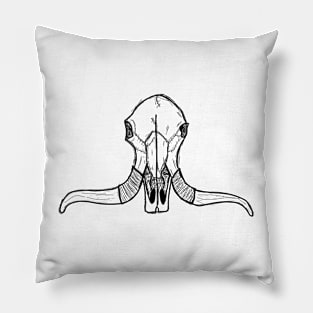 Creature Skull Pillow