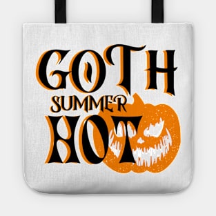 Hot Goth Summer-Horror Smiling Pumpkin Tote