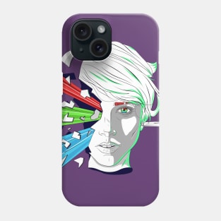 the head is cracking Phone Case