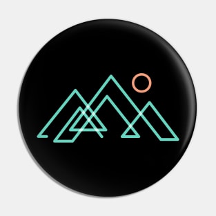 Geometric Landscape Pin