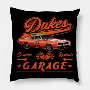 Dukes Garage Pillow