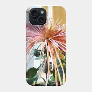 Chrysanthemums - Spider Mum Pink Splendor Phone Case